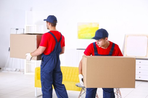 Commercial moving team planning a business relocation in Shepherds Bush