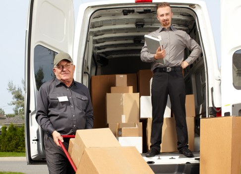 Professional packing and labelling for a Shepherds Bush home move