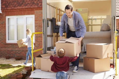 Removal van and moving boxes for a same day move in Shepherds Bush