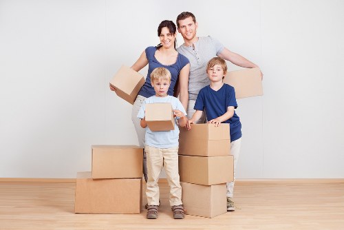 Local flat removals service handling furniture in West London