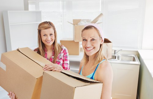 Removal van prepared for a flat or house move near Shepherds Bush